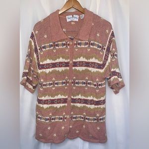 Vintage Short Sleeve Sweater